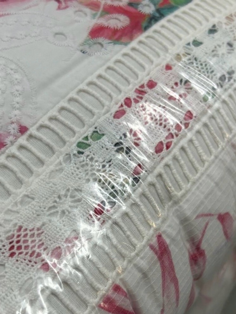 LoveShackFancy Pottery Barn TwinXL comforter and Sham - Picture 4 of 5